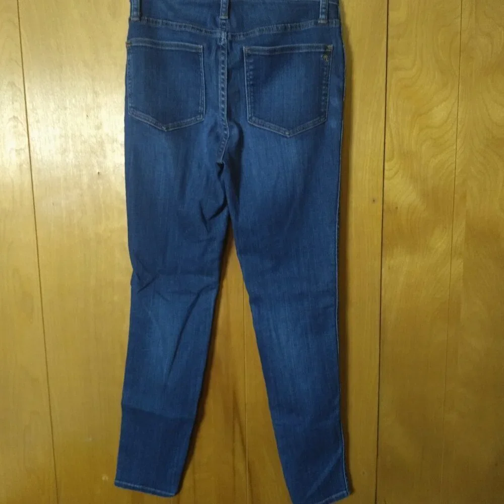 Madewell Size 27 Blue 10 High Rise Skinny Stretch Dark Wash Denim Jeans